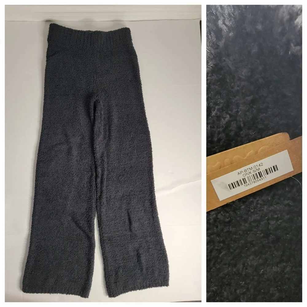 SKIM S/M Cozy Knit Pants Black Onyx AP-BTM-0142 NWT